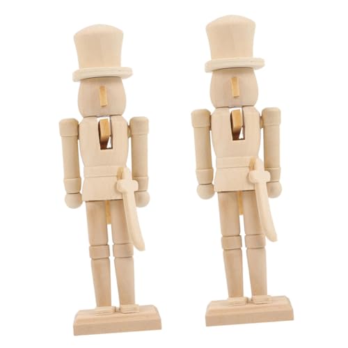 SOPOTUTU 2 Stück Holz Soldat zum Selbstgestalten DIY Bastelset Weihnachtsdeko Holzfigur Unbemalt Robust Sicher für Erwachsene Festliche Dekoration SOPOTUTU 2 Stück Holz Soldat zum Selbstgestalten DIY Bastelset Weihnachtsdeko Holzfigur Unbemalt Robust Sicher für Erwachsene Festliche Dekoration von SOPOTUTU