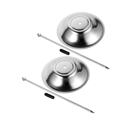SOPOTUTU 2 Stück Inserter aufbewahrungssystem büro organizer Quittungshalter Memohalter für den Schreibtisch Notizständer für die Küche Restaurant-Ticket-Stick Rostfreier Stahl Silver von SOPOTUTU