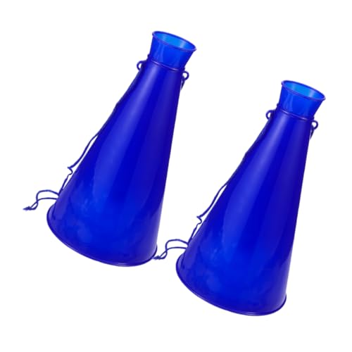 SOPOTUTU 2 Stück Jubelndes Horn Geräuschemacher Cheerleader-megaphone Blashorn-geräuschmacher Megaphon-lautsprecher Hornspielzeug Für Jubelnde Requisiten Plastik Blue von SOPOTUTU
