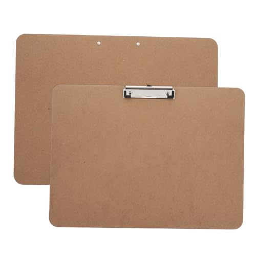 SOPOTUTU 2 Stück Klemmbrett für Zeichnen und Tragbares Clip Board für Kreative Projekte Robustes Design für Künstler Studenten und Outdoor Aktivitäten von SOPOTUTU