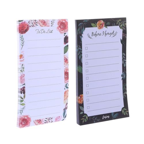 SOPOTUTU 2 Stück Magnetische Notizblöcke Kühlschrank Magnetische To Do Liste mit Je Block Wiederverwendbare Memo Pads für Kühlschrank und Whiteboard Praktische Notizzettel für Erinnerungen SOPOTUTU 2 Stück Magnetische Notizblöcke Kühlschrank Magnetische To Do Liste mit Je Block Wiederverwendbare Memo Pads für Kühlschrank und Whiteboard Praktische Notizzettel für Erinnerungen von SOPOTUTU