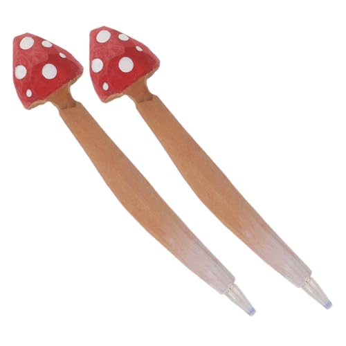 SOPOTUTU 2 Stück Niedliche Holz Mushroom Kugelschreiber Realistische Pilzform Kreative Schreibgeräte für Schule Büro und Festliche Anlässe Inspirierende und Verspielte Stift Optionen SOPOTUTU 2 Stück Niedliche Holz Mushroom Kugelschreiber Realistische Pilzform Kreative Schreibgeräte für Schule Büro und Festliche Anlässe Inspirierende und Verspielte Stift Optionen von SOPOTUTU