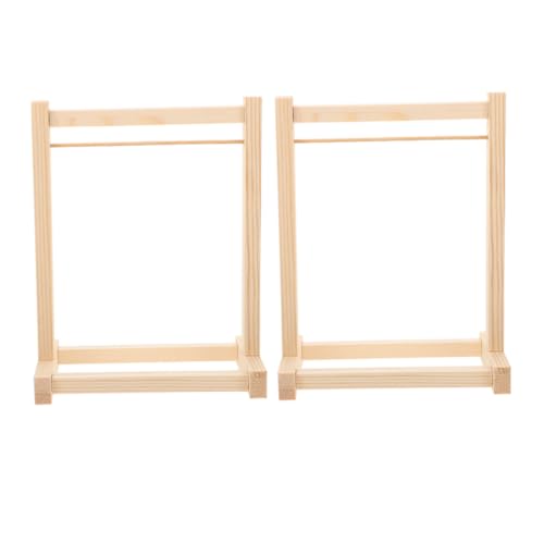 SOPOTUTU 2 Stück Puppenhaus Kleiderständer Kleidung Rack für Puppen Robustes Möbel Zubehör für Puppenhaus für Aufbewahrung von Puppenbekleidung und Accessoires SOPOTUTU 2 Stück Puppenhaus Kleiderständer Kleidung Rack für Puppen Robustes Möbel Zubehör für Puppenhaus für Aufbewahrung von Puppenbekleidung und Accessoires von SOPOTUTU