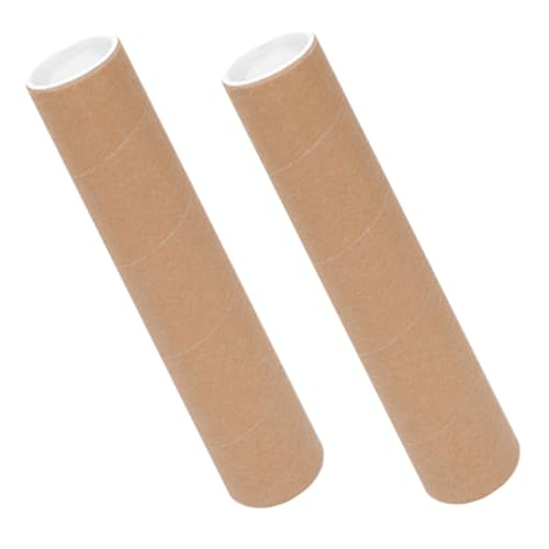 SOPOTUTU 2 Stück Schwere Versandröhren mit Endkappen Innendurchmesser X Stabile Aufbewahrungsröhren für Poster Kunstwerke und Dokumente Sicherer Schutz und Versand von SOPOTUTU