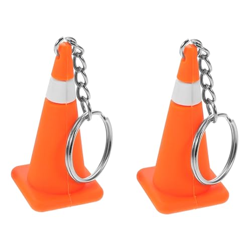 SOPOTUTU 2 Stück Straßenkegel-Schlüsselanhänger Verkehrshütchen Schlüsselanhänger Verkehrshütchen Anhänger Straßenverkehr Schlüsselanhänger kleine kleiner Kieselgel Orange SOPOTUTU 2 Stück Straßenkegel-Schlüsselanhänger Verkehrshütchen Schlüsselanhänger Verkehrshütchen Anhänger Straßenverkehr Schlüsselanhänger kleine kleiner Kieselgel Orange von SOPOTUTU