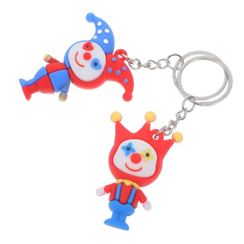 SOPOTUTU 2 Stück Teiliges Clown Schlüsselanhänger aus Weichem Dekorative Taschen und Schlüsselanhänger Lustige Zirkusmotiv Anhänger Charmante Clownpuppe Schlüsselketten für SOPOTUTU 2 Stück Teiliges Clown Schlüsselanhänger aus Weichem Dekorative Taschen und Schlüsselanhänger Lustige Zirkusmotiv Anhänger Charmante Clownpuppe Schlüsselketten für von SOPOTUTU
