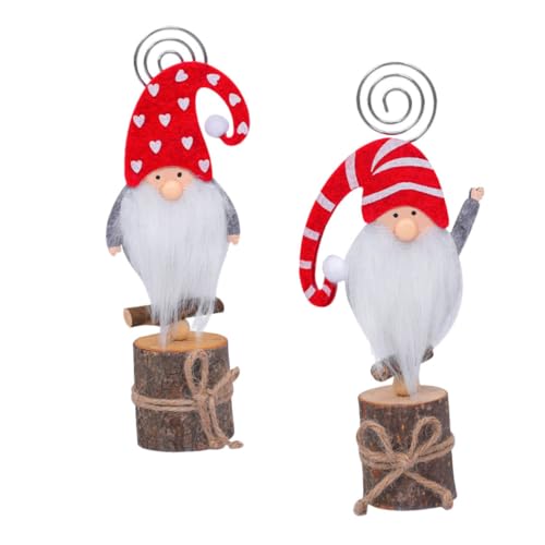 SOPOTUTU 2 Stück Teiliges Weihnachts Dekorations mit Niedlichen No Face Puppen Memo und Tischkartenhaltern Stabile Metallclips mit Rutsch Boden Wiederverwendbar für Party Geburtstag SOPOTUTU 2 Stück Teiliges Weihnachts Dekorations mit Niedlichen No Face Puppen Memo und Tischkartenhaltern Stabile Metallclips mit Rutsch Boden Wiederverwendbar für Party Geburtstag von SOPOTUTU