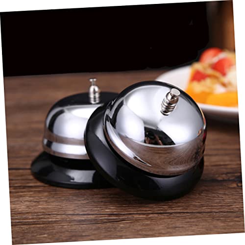 SOPOTUTU 2 Stück Tischglocke aus Hochwertigem Metall Rostfrei mit Ergonomischem Griff Klarer Lauter Vielseitig Einsetzbar für Restaurant Bar Küche Empfang und Schulungen SOPOTUTU 2 Stück Tischglocke aus Hochwertigem Metall Rostfrei mit Ergonomischem Griff Klarer Lauter Vielseitig Einsetzbar für Restaurant Bar Küche Empfang und Schulungen von SOPOTUTU