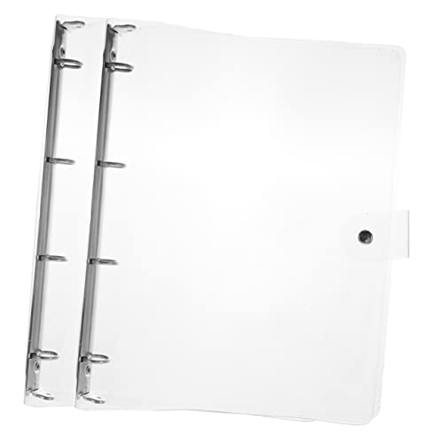SOPOTUTU 2 Stück Transparente Ringbuchmappe Teiliges Binder mit Druckknopfverschluss Leichte Rutschfeste Ordnerhülle für Büro Schule Notizblock Tagebuch Vielseitig Einsetzbar SOPOTUTU 2 Stück Transparente Ringbuchmappe Teiliges Binder mit Druckknopfverschluss Leichte Rutschfeste Ordnerhülle für Büro Schule Notizblock Tagebuch Vielseitig Einsetzbar von SOPOTUTU