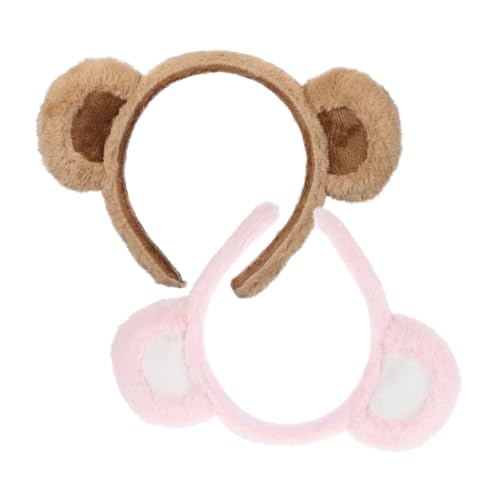 SOPOTUTU 2 Stück Weiches Verstellbares Plüsch haarband mit Niedlichen Bärenohren Bequemes Stirnband für Damen und Vielseitig für Haartypen und Längen Haaraccessoire für Make up und SOPOTUTU 2 Stück Weiches Verstellbares Plüsch haarband mit Niedlichen Bärenohren Bequemes Stirnband für Damen und Vielseitig für Haartypen und Längen Haaraccessoire für Make up und von SOPOTUTU