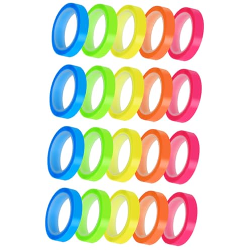 SOPOTUTU 20 Rollen Transparente Selbstklebende Haftstreifen Wasserfest Ultradünne Index tabs Multifunktionale Markierungsstreifen für Bücher Büro Schule Breit Lang Farben SOPOTUTU 20 Rollen Transparente Selbstklebende Haftstreifen Wasserfest Ultradünne Index tabs Multifunktionale Markierungsstreifen für Bücher Büro Schule Breit Lang Farben von SOPOTUTU