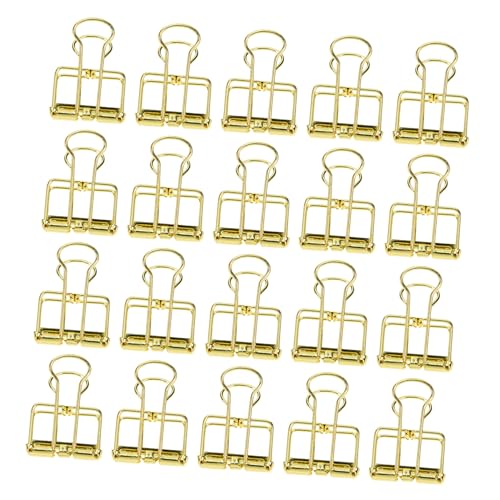 SOPOTUTU 20 Stück Goldene Papierklammern mit Dekorativem Design Multifunktionale Büroklammern für Schule Büro und Zuhause für Notizen und Scrapbooking SOPOTUTU 20 Stück Goldene Papierklammern mit Dekorativem Design Multifunktionale Büroklammern für Schule Büro und Zuhause für Notizen und Scrapbooking von SOPOTUTU