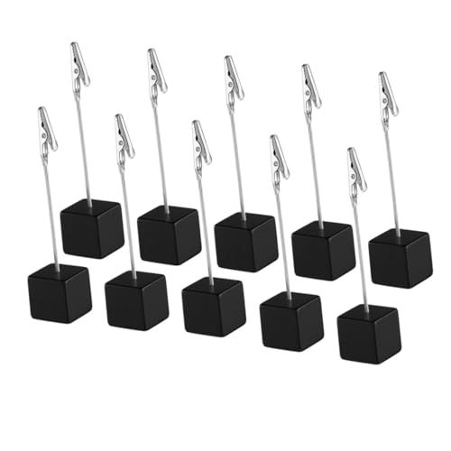 SOPOTUTU 20 Stück Holz Kartenhalter Tischkartenhalter Memo Clip Ständer für Büro Party und Zuhause Robuster Vielseitiger Holz Notizhalter für Fotos Namenskarten und Dekoration von SOPOTUTU