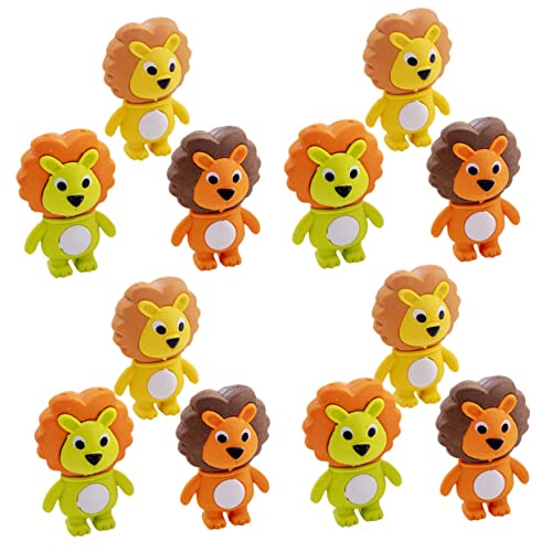 SOPOTUTU 20 Stück Mini Radiergummis Löwenform Bunte Cartoon Radiergummis für Schüler und Büro Sichere Materialien Vielseitig als Schulbedarf und Geeignet Zufällige Farbe Zufällige Farbe SOPOTUTU 20 Stück Mini Radiergummis Löwenform Bunte Cartoon Radiergummis für Schüler und Büro Sichere Materialien Vielseitig als Schulbedarf und Geeignet Zufällige Farbe Zufällige Farbe von SOPOTUTU