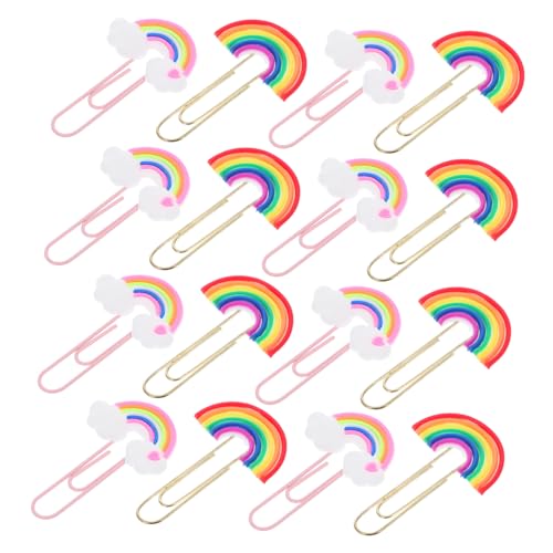 SOPOTUTU 20 Stück Teiliges Bunte Büroklammern in Regenbogenform Kleine Praktische Dokumentenklammern aus Metall und PVC für Fotos Notizen Akten Vielseitig Einsetzbar im Büro und Alltag SOPOTUTU 20 Stück Teiliges Bunte Büroklammern in Regenbogenform Kleine Praktische Dokumentenklammern aus Metall und PVC für Fotos Notizen Akten Vielseitig Einsetzbar im Büro und Alltag von SOPOTUTU