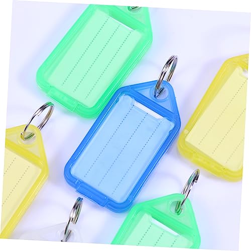 SOPOTUTU 20 Stück Teiliges Bunte Schlüsselanhänger mit Metallring Beschriftbare Id Etiketten Robuste Schlüsselringe für Schlüsselbund Gepäckanhänger Haustiermarken Zufällige Farbe SOPOTUTU 20 Stück Teiliges Bunte Schlüsselanhänger mit Metallring Beschriftbare Id Etiketten Robuste Schlüsselringe für Schlüsselbund Gepäckanhänger Haustiermarken Zufällige Farbe von SOPOTUTU