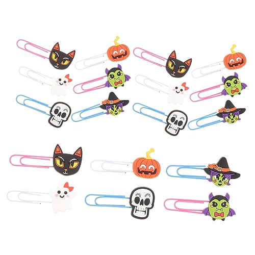 SOPOTUTU 20 Stück Teiliges Halloween Büroklammer mit Skelett Design Wiederverwendbare Halloween Lesezeichen für Kreative Papierklammern für Dokumente Festliche Party Deko und Schulbedarf SOPOTUTU 20 Stück Teiliges Halloween Büroklammer mit Skelett Design Wiederverwendbare Halloween Lesezeichen für Kreative Papierklammern für Dokumente Festliche Party Deko und Schulbedarf von SOPOTUTU