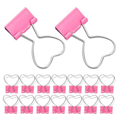 SOPOTUTU 20 Stück Teiliges Kleine Herzförmige Binder Clips in Metall Büroklammern für Dokumentenorganisation Leicht zu Handhaben Praktisch und Tragbar für Schule Büro und Zuhause SOPOTUTU 20 Stück Teiliges Kleine Herzförmige Binder Clips in Metall Büroklammern für Dokumentenorganisation Leicht zu Handhaben Praktisch und Tragbar für Schule Büro und Zuhause von SOPOTUTU