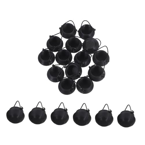 SOPOTUTU 20 Stück Teiliges Mini Kessel aus Robustem Kunststoff Kleine Halloween Kessel für Partydeko und Bastelprojekte Leichte Miniatur für Sammler und Gruselige Hausrequisiten SOPOTUTU 20 Stück Teiliges Mini Kessel aus Robustem Kunststoff Kleine Halloween Kessel für Partydeko und Bastelprojekte Leichte Miniatur für Sammler und Gruselige Hausrequisiten von SOPOTUTU
