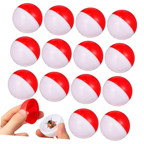 SOPOTUTU 20 Stück Teiliges Runde Kunststoff Kapseln Sichere Leerkapseln für Spielzeugautomaten Party Giveaways Sammelbehälter Vielseitig Einsetzbare Kleine Befüllkugeln Klassische Rot Weiß SOPOTUTU 20 Stück Teiliges Runde Kunststoff Kapseln Sichere Leerkapseln für Spielzeugautomaten Party Giveaways Sammelbehälter Vielseitig Einsetzbare Kleine Befüllkugeln Klassische Rot Weiß von SOPOTUTU