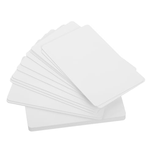 SOPOTUTU 20 Stück Weiße Karte Drucken Weiße Kreditkarte Ausweisdrucker Leere Plastikkarten Id-abzeichen Leere Debitkarten Ausweiskarten Ausweise Aus Plastik Id -karten Pvc von SOPOTUTU