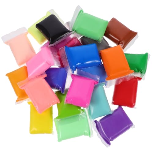 SOPOTUTU 24 Packungen Farben Superleichte Polymer knete Farbenfrohes DIY Bastelset für Formbare Lufttrocknende Modelliermasse Flexible Ungiftige Bastelmasse für Kreatives Gestalten SOPOTUTU 24 Packungen Farben Superleichte Polymer knete Farbenfrohes DIY Bastelset für Formbare Lufttrocknende Modelliermasse Flexible Ungiftige Bastelmasse für Kreatives Gestalten von SOPOTUTU