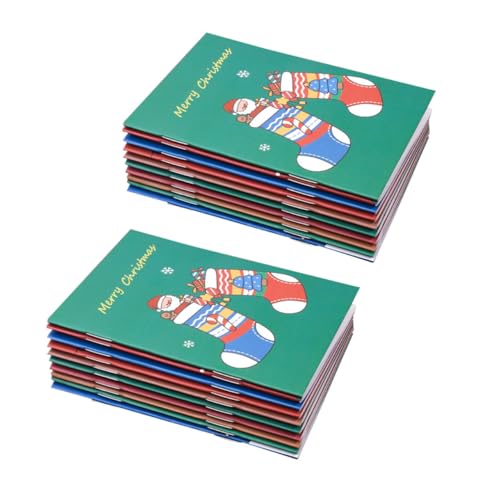 SOPOTUTU 24 Stück Teiliges Weihnachts Notizbuch Softcover mit Niedlichen Cartoon Motiven Kreatives Praktisches Notizheft für Schüler Büro und DIY Tagebuch Bunte Designs SOPOTUTU 24 Stück Teiliges Weihnachts Notizbuch Softcover mit Niedlichen Cartoon Motiven Kreatives Praktisches Notizheft für Schüler Büro und DIY Tagebuch Bunte Designs von SOPOTUTU