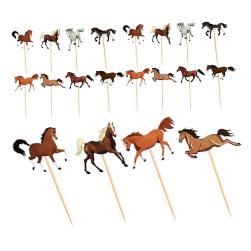 SOPOTUTU 24Stücke Pferde Cake Toppers Lustige Kuchendekorationen für Tier Themen Geburtstagsfeiern Cupcake Dekorationen mit Bauernhoftier Motiven für Unvergessliche Feiern SOPOTUTU 24Stücke Pferde Cake Toppers Lustige Kuchendekorationen für Tier Themen Geburtstagsfeiern Cupcake Dekorationen mit Bauernhoftier Motiven für Unvergessliche Feiern von SOPOTUTU