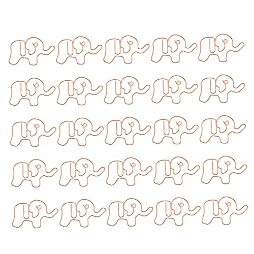 SOPOTUTU 25 Stück Kreative Tier Büroklammern Niedliche Elefantenform Dekorative Papierclips für Schule und Büro Praktische Clips für Organisation und Scrapbooking SOPOTUTU 25 Stück Kreative Tier Büroklammern Niedliche Elefantenform Dekorative Papierclips für Schule und Büro Praktische Clips für Organisation und Scrapbooking von SOPOTUTU