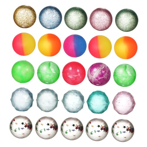 SOPOTUTU 25 Stück Spielzeugbälle Für Schwebend Weich Sensorisch Spielplatz Hüpfbälle Springen Zum Jonglieren Hüpfspielzeug Hüpfparty Spielpreise Karnevalspreise Gummi SOPOTUTU 25 Stück Spielzeugbälle Für Schwebend Weich Sensorisch Spielplatz Hüpfbälle Springen Zum Jonglieren Hüpfspielzeug Hüpfparty Spielpreise Karnevalspreise Gummi von SOPOTUTU