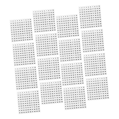 SOPOTUTU 2500 Stück Nummernaufkleber Abziehbare Vinyl Dots für Inventarsortierung Klassenzimmerorganisation und Büroanwendungen und Leicht Anwendbar SOPOTUTU 2500 Stück Nummernaufkleber Abziehbare Vinyl Dots für Inventarsortierung Klassenzimmerorganisation und Büroanwendungen und Leicht Anwendbar von SOPOTUTU