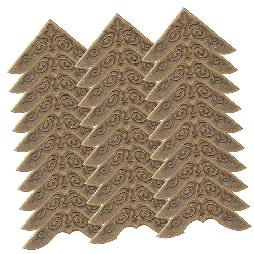 SOPOTUTU 25Stücke Metall Buchecken Vintage Buchschützer Kantenabdeckung für Album und Notizbuch Dekorative Eckenschutz für Scrapbooking Eleganter Kantenschutz für SOPOTUTU 25Stücke Metall Buchecken Vintage Buchschützer Kantenabdeckung für Album und Notizbuch Dekorative Eckenschutz für Scrapbooking Eleganter Kantenschutz für von SOPOTUTU