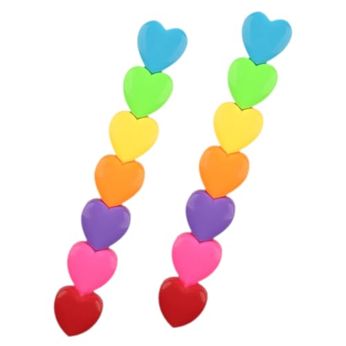 SOPOTUTU 2Stücke Textmarker Cartoon Hochlighter für Schule und Büro Fluoreszierende Marker für Scrapbooking und Notizen für Erwachsene von SOPOTUTU