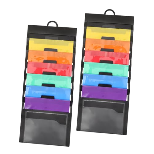 SOPOTUTU 2Stücke Wand Aktenordner Organizer für Dokumente Hängend mit Mehreren Fächern aus PP Material für Büro Schule und Zuhause Schwarz Vielseitig Einsetzbar Platzsparend SOPOTUTU 2Stücke Wand Aktenordner Organizer für Dokumente Hängend mit Mehreren Fächern aus PP Material für Büro Schule und Zuhause Schwarz Vielseitig Einsetzbar Platzsparend von SOPOTUTU