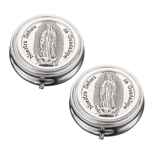 SOPOTUTU 2er-packung Geschenkbox Rosenkranz-koffer Dekorative Kästen Halskette Reisekoffer Reise Schmuckschatulle Aufbewahrungsbox Für Halsketten Halskette Fall Silber Aluminiumlegierung SOPOTUTU 2er-packung Geschenkbox Rosenkranz-koffer Dekorative Kästen Halskette Reisekoffer Reise Schmuckschatulle Aufbewahrungsbox Für Halsketten Halskette Fall Silber Aluminiumlegierung von SOPOTUTU