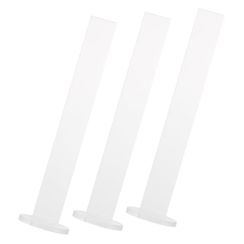 SOPOTUTU 3 Sätze Acryl Klebeband Halterung Transparentes Tape Rack für DIY Projekte Platzsparend und Abnehmbar für Aufbewahrung und Organisation von Washi Tape und Klebestreifen von SOPOTUTU