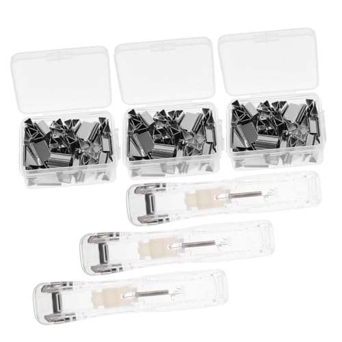 SOPOTUTU 3 Sätze Klemme Tragbare Home Handheld Büroklammer Mit Wiederverwendbare Desktop Transparent Binder Dokument Büro Klar Nachfüllungen Papier Clip Klemmen Spender Supplies Metall SOPOTUTU 3 Sätze Klemme Tragbare Home Handheld Büroklammer Mit Wiederverwendbare Desktop Transparent Binder Dokument Büro Klar Nachfüllungen Papier Clip Klemmen Spender Supplies Metall von SOPOTUTU