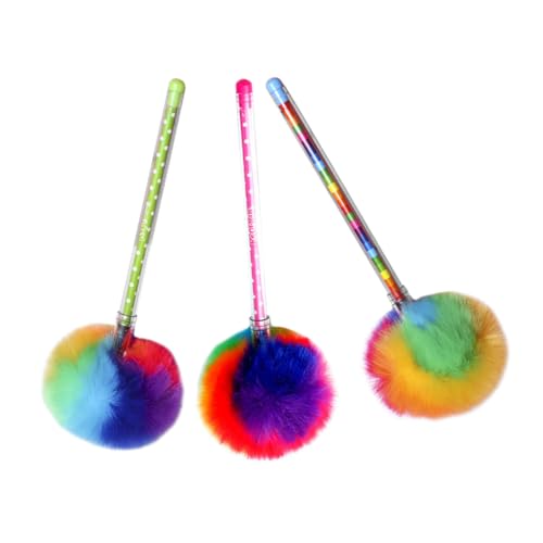 SOPOTUTU 3 Stück Cartoon Kugelschreiber mit Flauschigem Plüschkopf Leichte Kompakte Schreibstifte für Schüler und Büro Glattes Schreiben Tragbare Signatur Geschenkstifte Zufällige Farbe SOPOTUTU 3 Stück Cartoon Kugelschreiber mit Flauschigem Plüschkopf Leichte Kompakte Schreibstifte für Schüler und Büro Glattes Schreiben Tragbare Signatur Geschenkstifte Zufällige Farbe von SOPOTUTU