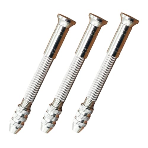 SOPOTUTU 3 Stück Handbohrer Mini Teiliges Manuelle Drehbohrmaschine für Modellbau Holz Kunststoff Bernstein Bohren DIY Werkzeug SOPOTUTU 3 Stück Handbohrer Mini Teiliges Manuelle Drehbohrmaschine für Modellbau Holz Kunststoff Bernstein Bohren DIY Werkzeug von SOPOTUTU