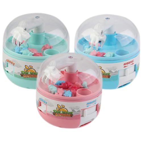 SOPOTUTU 3 Stück Mini Dinosaurier Greifmaschine Teiliges Blau Pink Grün Lustiges für Dinosaurier Fangspielzeug für Partys und Schulaktivitäten Batterielos und Tragbar SOPOTUTU 3 Stück Mini Dinosaurier Greifmaschine Teiliges Blau Pink Grün Lustiges für Dinosaurier Fangspielzeug für Partys und Schulaktivitäten Batterielos und Tragbar von SOPOTUTU