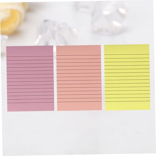 SOPOTUTU 3 Stück Teiliges Memo Pad Fluoreszierend Rot Gelb Praktisches Notizbuch für Effiziente Planung Organisation Priorisierung Zuhause Schule und Büro pro Block SOPOTUTU 3 Stück Teiliges Memo Pad Fluoreszierend Rot Gelb Praktisches Notizbuch für Effiziente Planung Organisation Priorisierung Zuhause Schule und Büro pro Block von SOPOTUTU