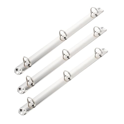 SOPOTUTU 3 Stück Teiliges Metall Ringbuch Robuste Buchbinder Ringe Praktisches Zubehör für Lose Langlebige Spiralbindung für Büro und Schule SOPOTUTU 3 Stück Teiliges Metall Ringbuch Robuste Buchbinder Ringe Praktisches Zubehör für Lose Langlebige Spiralbindung für Büro und Schule von SOPOTUTU