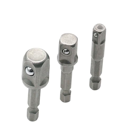 SOPOTUTU 3 Stück Teiliges Stecknuss Adapter Set mit Sechskantschaft Robuste Bohrmaschinen Verlängerung Schnelles Wechseln durch Farbcodierte Ringe Langlebig und Vielseitig für SOPOTUTU 3 Stück Teiliges Stecknuss Adapter Set mit Sechskantschaft Robuste Bohrmaschinen Verlängerung Schnelles Wechseln durch Farbcodierte Ringe Langlebig und Vielseitig für von SOPOTUTU