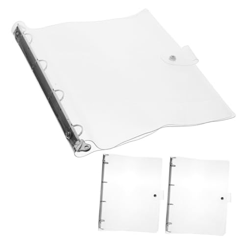 SOPOTUTU 3 Stück Teiliges Transparentes Ringbuch Portable Ordner mit Löchern Vielseitige Dokumentenmappe für Haushalt Büro und Schule Langlebige Schnellhefter mit Robusten Klammern zur SOPOTUTU 3 Stück Teiliges Transparentes Ringbuch Portable Ordner mit Löchern Vielseitige Dokumentenmappe für Haushalt Büro und Schule Langlebige Schnellhefter mit Robusten Klammern zur von SOPOTUTU