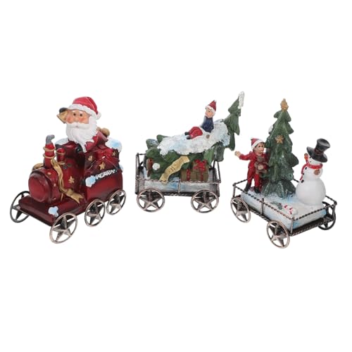 SOPOTUTU 3 Stück Teiliges Weihnachtszug Dekorationsset Zugornamente für Festliche Tischdekoration für Büro und Einzelhandel Sorgt für Weihnachtliche SOPOTUTU 3 Stück Teiliges Weihnachtszug Dekorationsset Zugornamente für Festliche Tischdekoration für Büro und Einzelhandel Sorgt für Weihnachtliche von SOPOTUTU