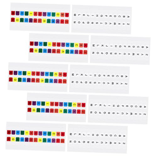 SOPOTUTU 30 Blatt Alphabetische Index Tags Farbige Selbstklebende Notizmarker Praktische Registerkarten für Notizbücher Wiederverwendbare Klebeetiketten für Büro und Zuhause für SOPOTUTU 30 Blatt Alphabetische Index Tags Farbige Selbstklebende Notizmarker Praktische Registerkarten für Notizbücher Wiederverwendbare Klebeetiketten für Büro und Zuhause für von SOPOTUTU