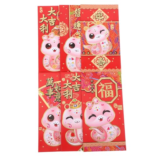 SOPOTUTU 30 Stück Chinesische Rote Umschläge für Mondneujahr Traditionelle Geldumschläge im Schlangenmotiv für Frühlingsfest Hochzeiten und Besondere Anlässe Gemischte Designs SOPOTUTU 30 Stück Chinesische Rote Umschläge für Mondneujahr Traditionelle Geldumschläge im Schlangenmotiv für Frühlingsfest Hochzeiten und Besondere Anlässe Gemischte Designs von SOPOTUTU