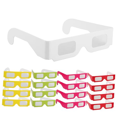 SOPOTUTU 30 Stück Farbwechselnde Partybrille für Weiß Rot Gelb Grün für Filmvorführungen Partys und Festivals Stylische Papier Eyewear für Unvergessliche Erlebnisse SOPOTUTU 30 Stück Farbwechselnde Partybrille für Weiß Rot Gelb Grün für Filmvorführungen Partys und Festivals Stylische Papier Eyewear für Unvergessliche Erlebnisse von SOPOTUTU