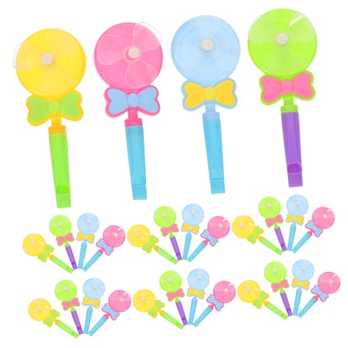 SOPOTUTU 30 Stück Teiliges Kinderpfeifen Lollipop drehflügel Bunte Partygeschenke für Kleinkinder für Geburtstage Feste und Unterhaltung Zufällige Farbe Zufällige Farbe von SOPOTUTU