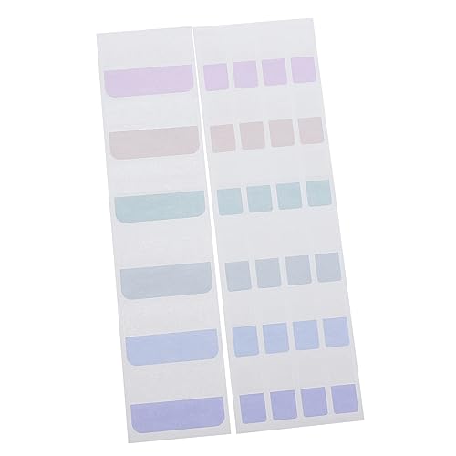 SOPOTUTU 300Stücke Tragbare Klebezettel Farbige Buchmarkierungs Tabs Selbstklebende Index Tabs für Notizbücher Praktisch für Büro und Zuhause Designs von SOPOTUTU